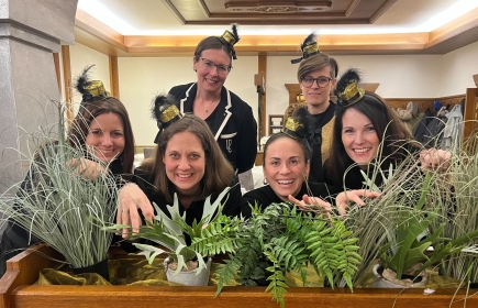 Rosenmontagsmeeting, gestaltet von den "Golden Girls"